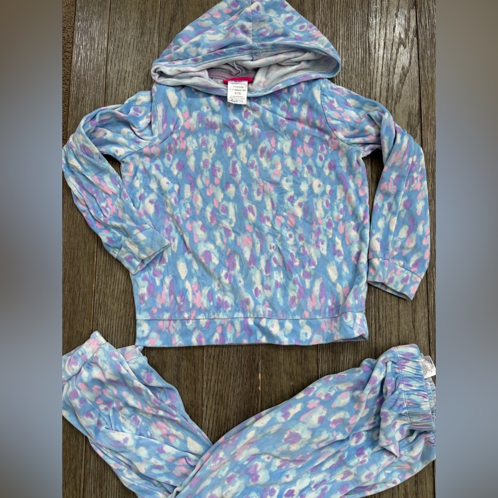 Saint Eve kids jogger set lounge wear pajamas size 7/8